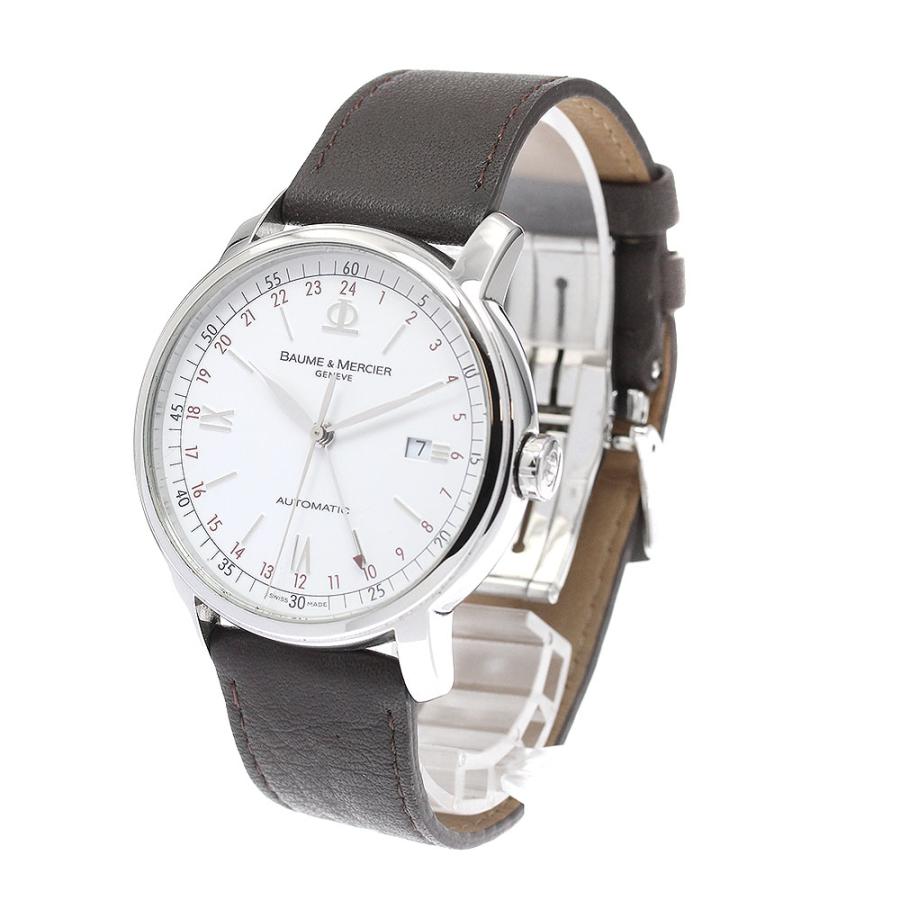 ボーム＆メルシェ Baume & Mercier 65494 クラシマ GMT デイト 自動巻き メンズ 内箱・保証書付き_953500 BAUME&MERCIER（ボーム&メルシエ） ボーム＆メルシェ Baume & Mercier
