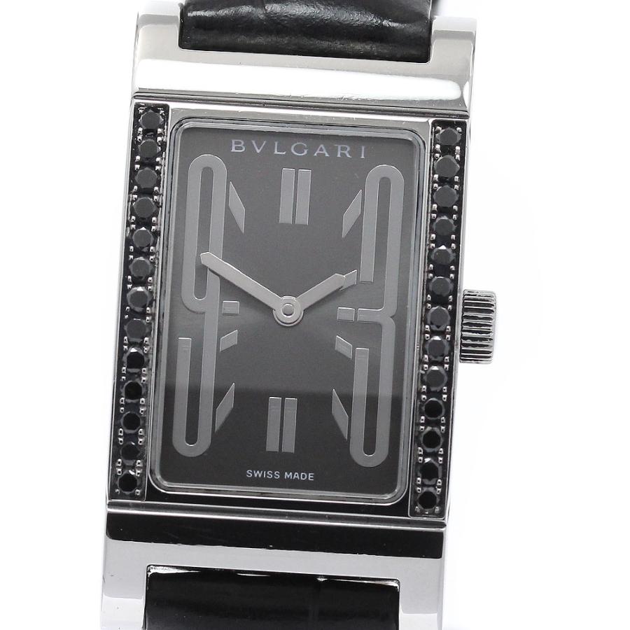 BVLGARI（ブルガリ） BVLGARI RT39S レッタンゴロ ブラックダイヤ 