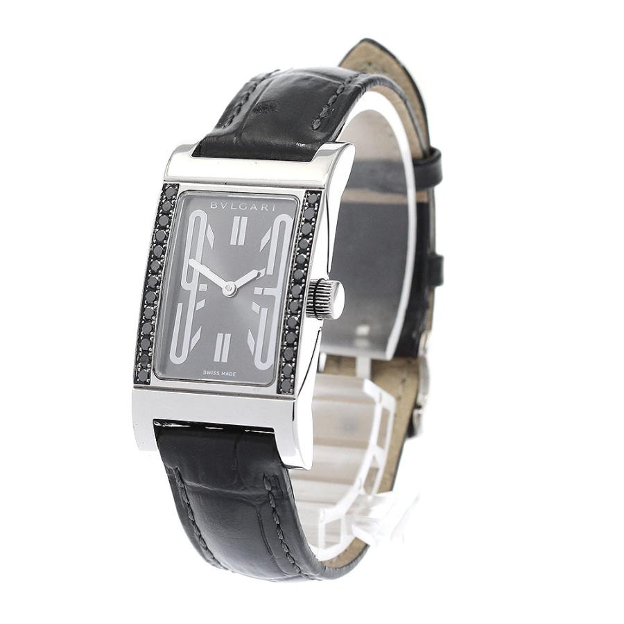 BVLGARI（ブルガリ） BVLGARI RT39S レッタンゴロ ブラックダイヤ 