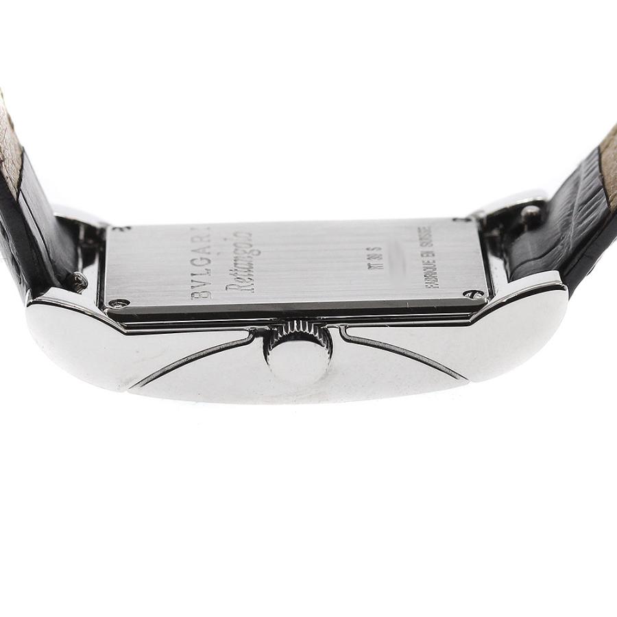 ブルガリ BVLGARI RT39S レッタンゴロ ブラックダイヤベゼル クォーツ レディース _948699 レッタンゴロ レディース時計 ブラックダイヤベゼル｜中古ブランド販売