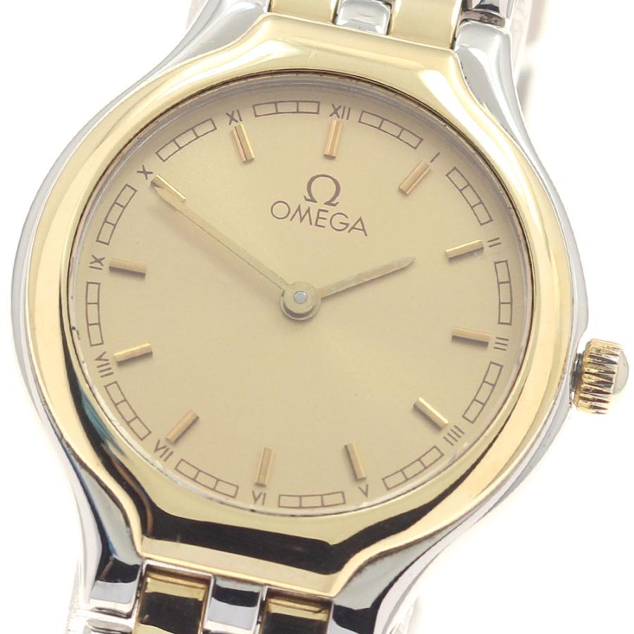 OMEGA（オメガ） デビル YGコンビ クォーツ レディース _954147