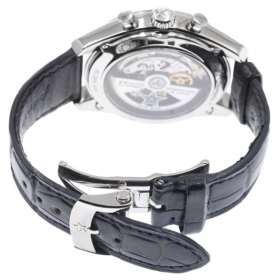ゼニス ZENITH 03.2091.410 エル プリメロ クロノグラフ ムーンフェイズ 自動巻き メンズ 良品 箱付き_954219 ZENITH（ゼニス） ZENITH 03.2091.410 エル プリメロ クロノグラフ