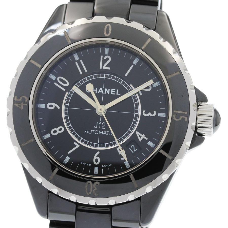 シャネル CHANEL H0685 J12 黒セラミック 38MM デイト 自動巻き メンズ _954727 CHANEL（シャネル） CHANEL H0685 J12 黒セラミック 38MM デイト 自動