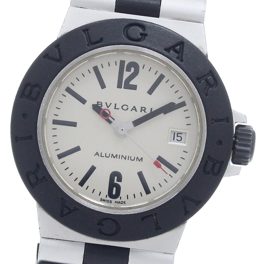 ブルガリ BVLGARI AL29A アルミニウム デイト クォーツ レディース _954766 BVLGARI（ブルガリ） BVLGARI AL29A アルミニウム デイト クォーツ