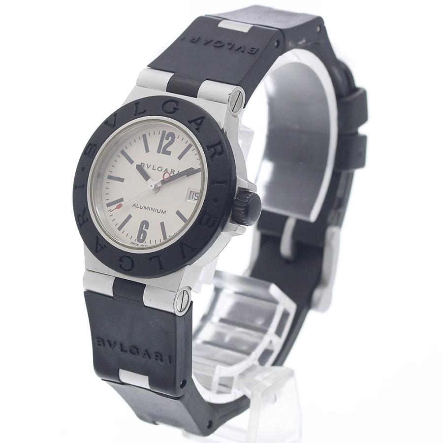 ブルガリ BVLGARI AL29A アルミニウム デイト クォーツ レディース _954766 BVLGARI（ブルガリ） BVLGARI AL29A アルミニウム デイト クォーツ