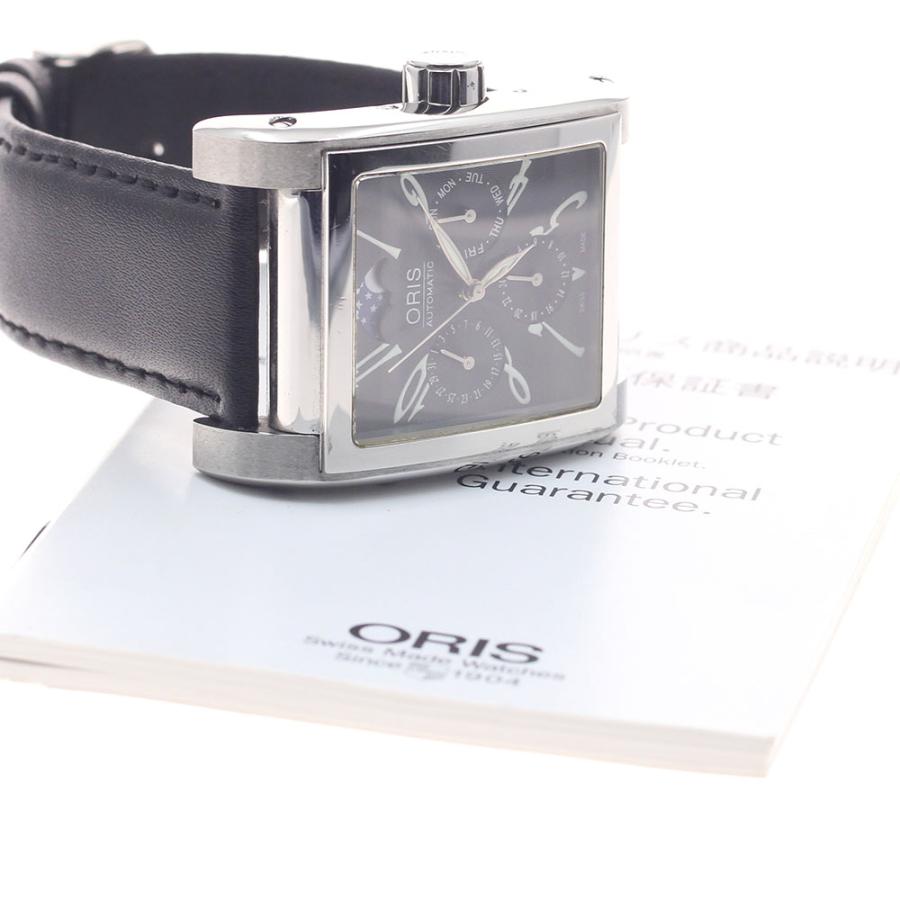 オリス ORIS 7528 マイルス コンプリケーション ムーンフェイズ デイデイト 自動巻き メンズ 良品 保証書付き_955132 ORIS（オリス） ORIS 7528 マイルス コンプリケーション ムーン