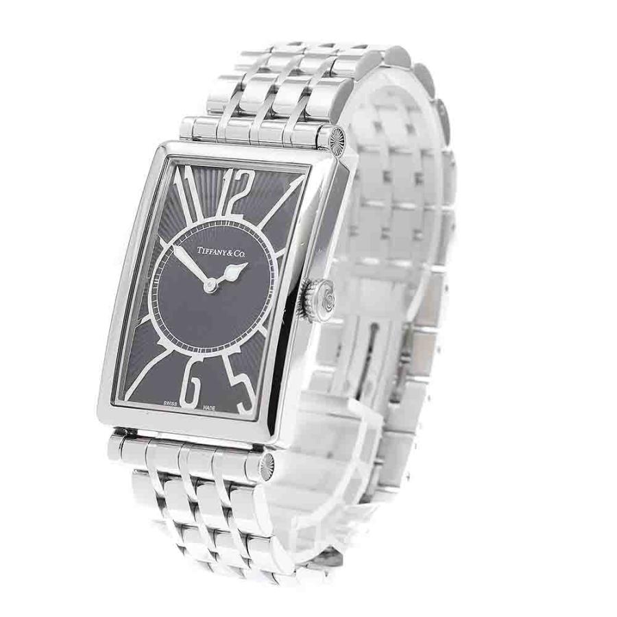 ティファニー TIFFANY&Co. Z3002.10.10A10A00A ギャラリー クォーツ メンズ 保証書付き_955137の画像