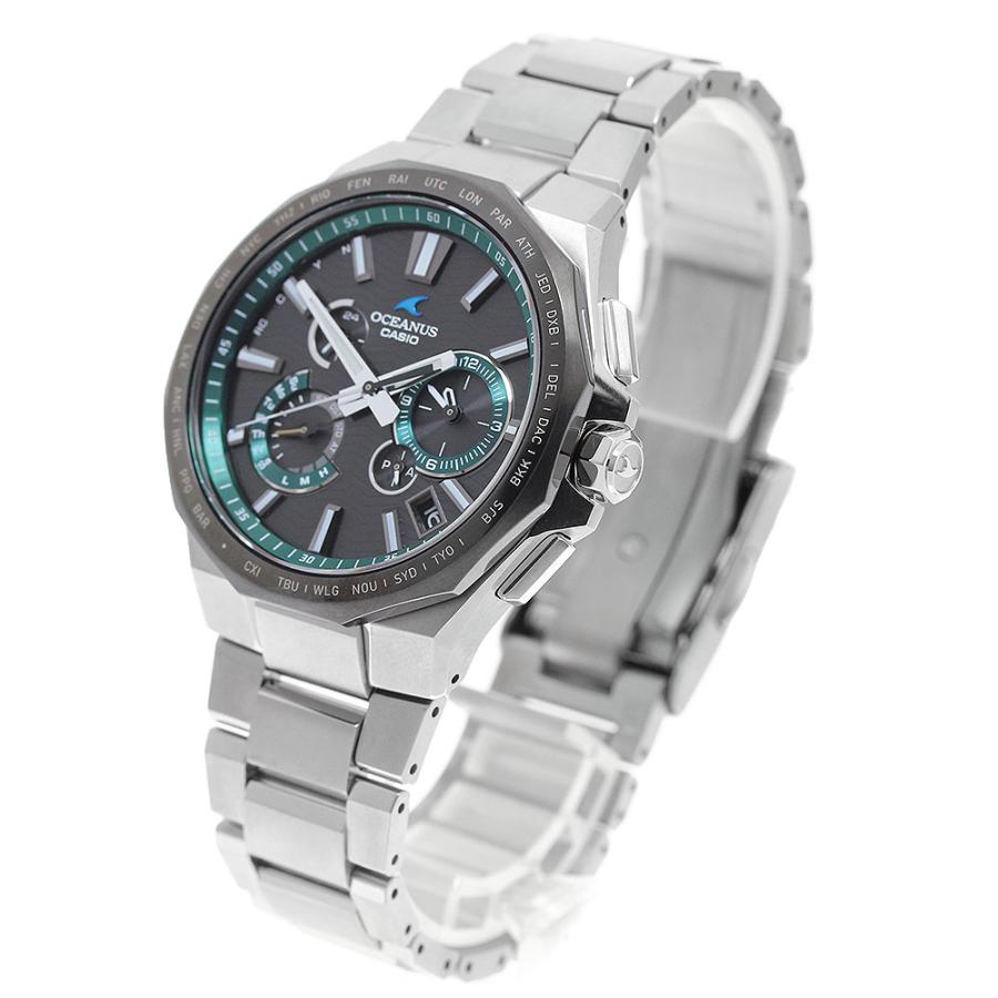 カシオ CASIO OCW-T6000A-1ATF オシアナス クラシックライン クロノグラフ ソーラー電波 メンズ 極美品 箱・保証書付き_955189の画像