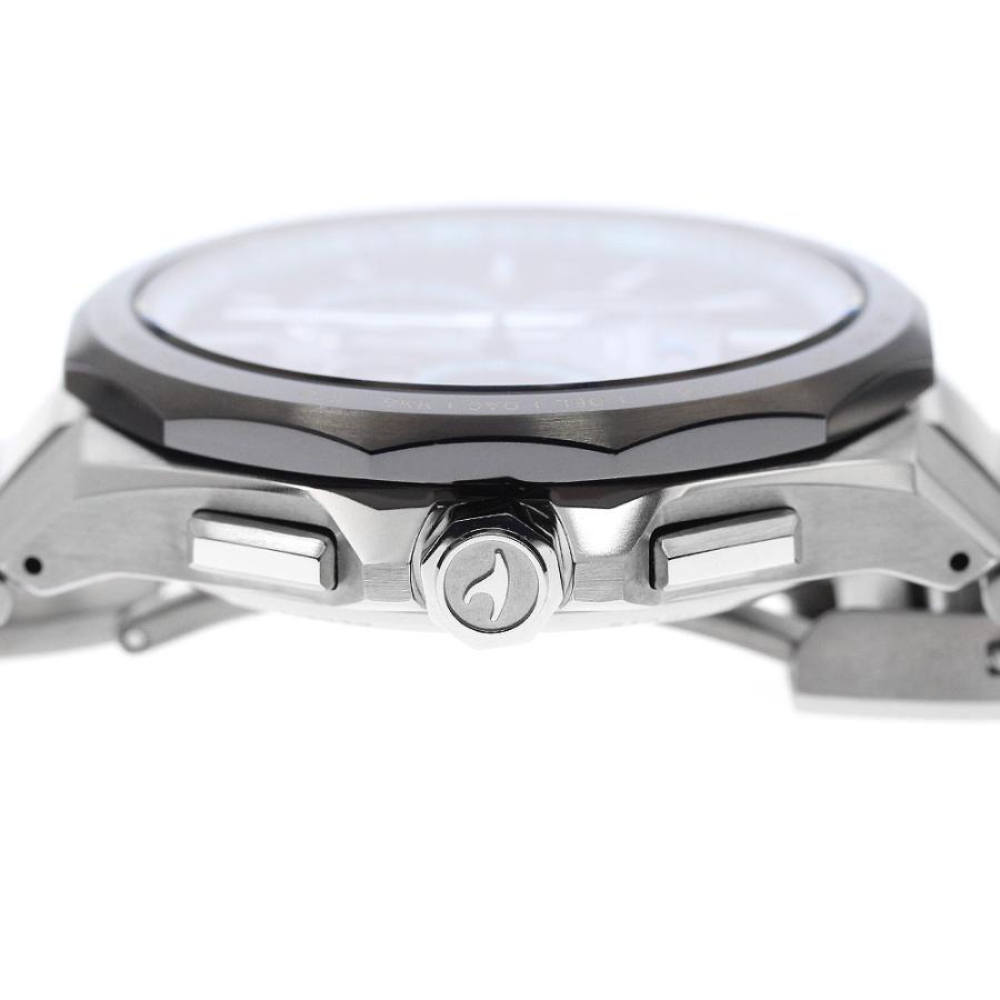 カシオ CASIO OCW-T6000A-1ATF オシアナス クラシックライン クロノグラフ ソーラー電波 メンズ 極美品 箱・保証書付き_955189の画像