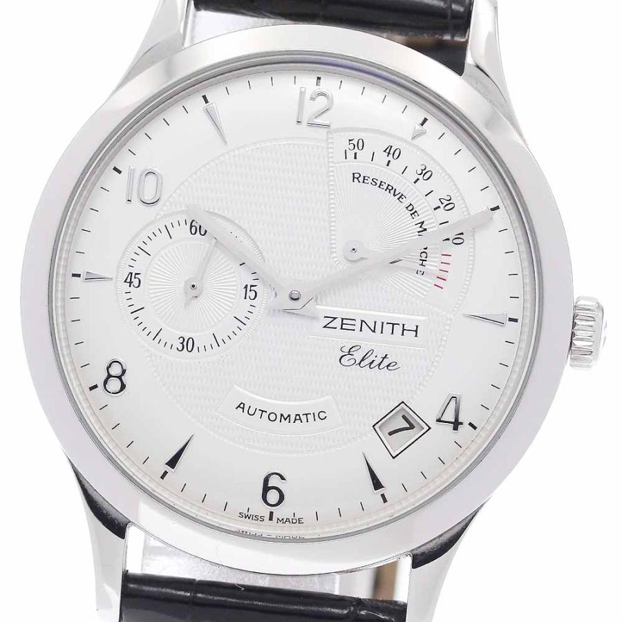 ゼニス ZENITH 03.1125.685 クラスエリート リザーブドマルシェ デイト 自動巻き メンズ _955618 ZENITH（ゼニス） ZENITH 03.1125.685 クラスエリート リザーブド