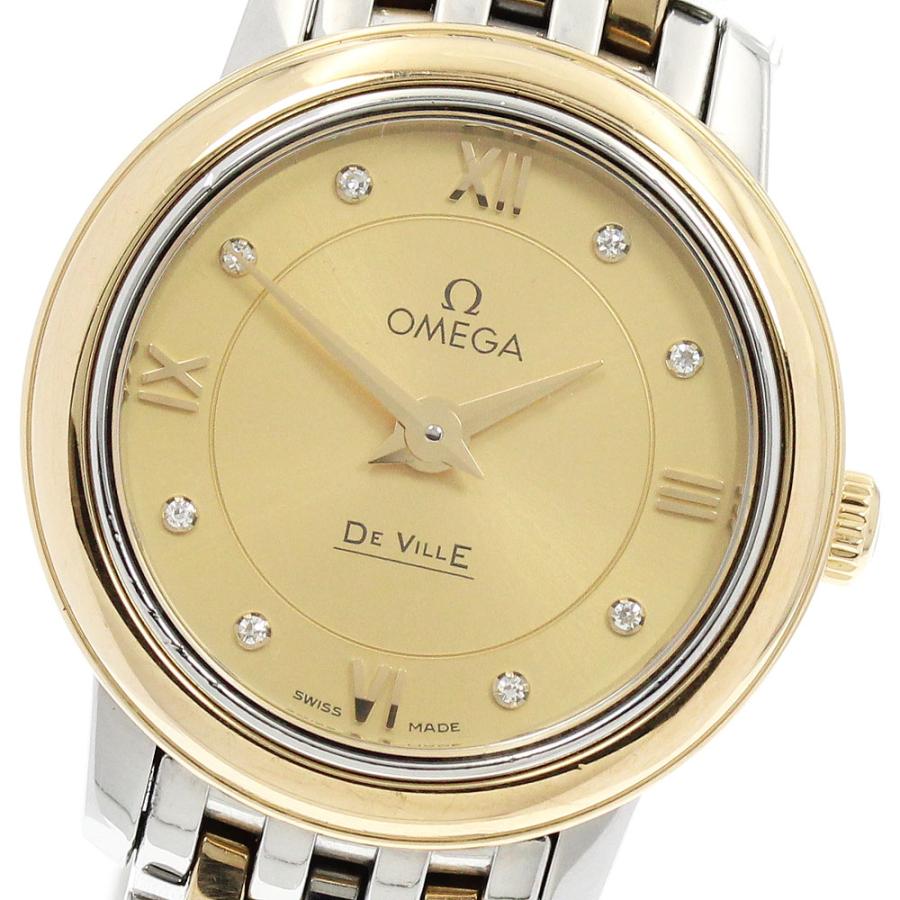 オメガ OMEGA 424.20.24.60.58.001 デビル プレステージ 8Pダイヤ クォーツ レディース _944598 OMEGA（オメガ） OMEGA 424.20.24.60.58.001 デビル プレステージ 8P