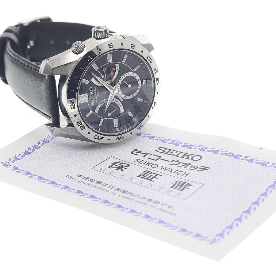 セイコー SEIKO SARN003/4S36-00A0 メカニカル GMT 自動巻き メンズ 保証書付き_956498の画像