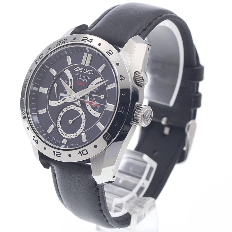 セイコー SEIKO SARN003/4S36-00A0 メカニカル GMT 自動巻き メンズ 保証書付き_956498の画像