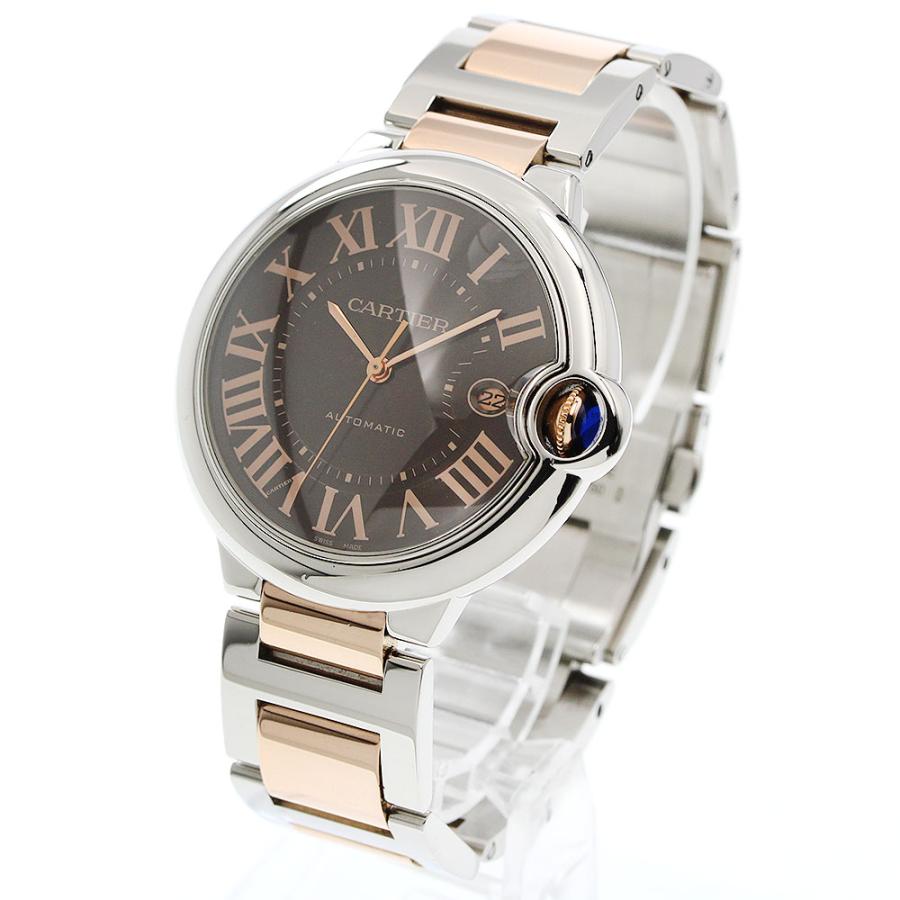 カルティエ CARTIER W6920032 バロンブルーLM デイト コンビ 自動巻き メンズ 良品 _956621 Cartier（カルティエ） CARTIER W6920032 バロンブルーLM デイト