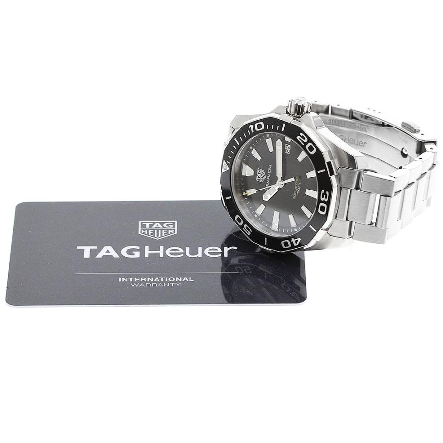 タグホイヤー TAG HEUER WAY111A アクアレーサー デイト クォーツ メンズ 保証書付き_956680の画像