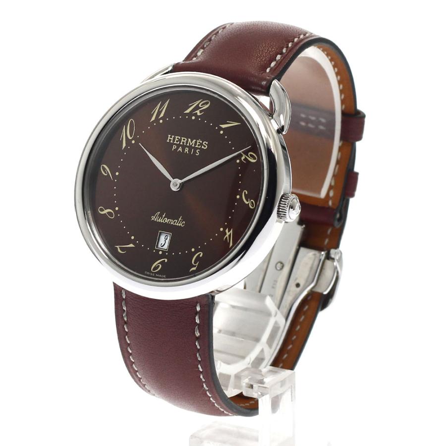 極美品 エルメス HERMES アルソー AR4.810自動巻きメンズ HERMES（エルメス） HERMES AR4.810 アルソー デイト 自動巻き メンズ