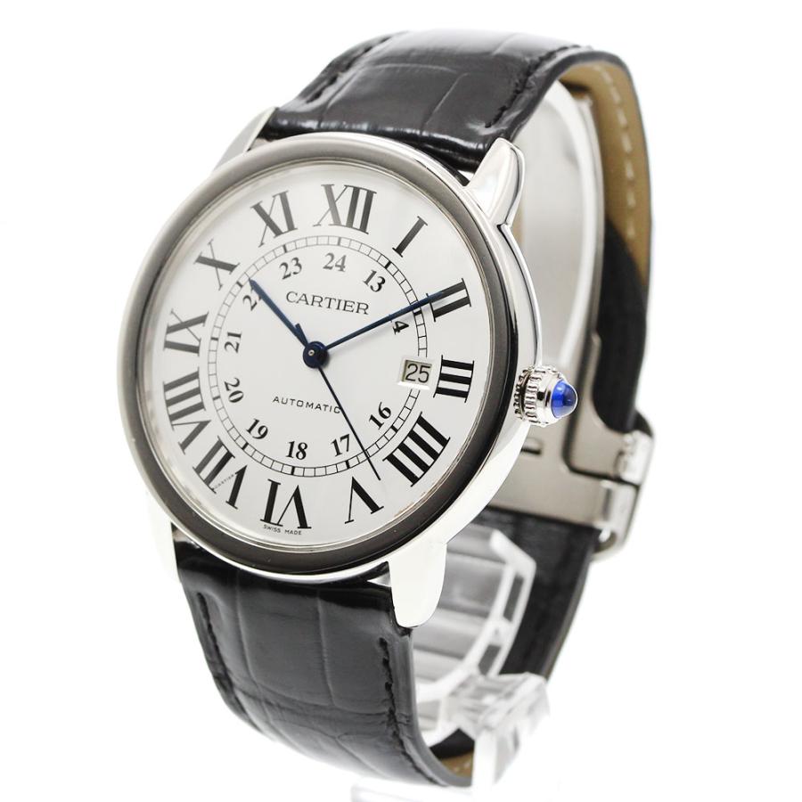 カルティエ CARTIER W6701010 ロンドソロ XL デイト 自動巻き メンズ _957013 Cartier（カルティエ） CARTIER W6701010 ロンドソロ XL デイト 自動