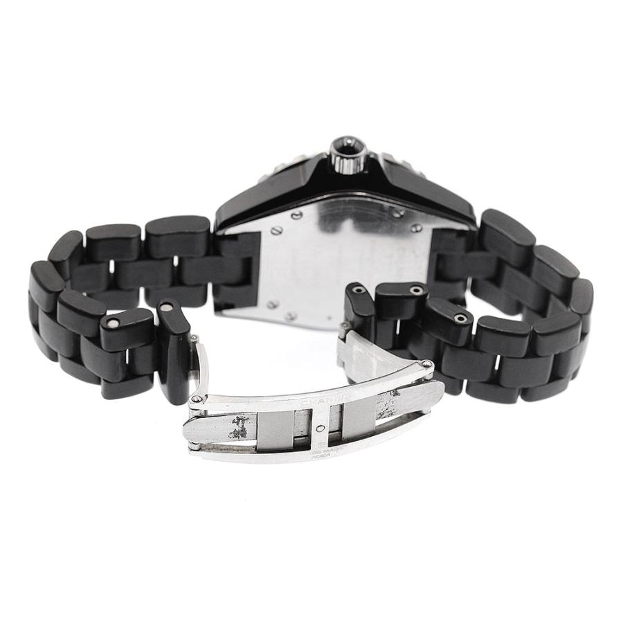 CHANEL（シャネル） 訳あり CHANEL H0681 J12 黒セラミック デイト