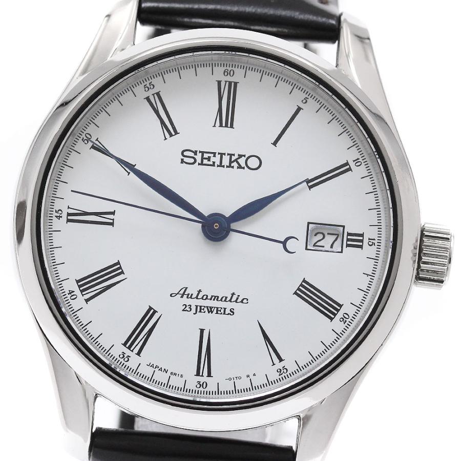 セイコー SEIKO SARX019/6R15-02P0 プレサージュ デイト 自動巻き メンズ 美品 保証書付き_957320 SEIKO（セイコー） SEIKO SARX019/6R15-02P0 プレサージュ デイト 自動