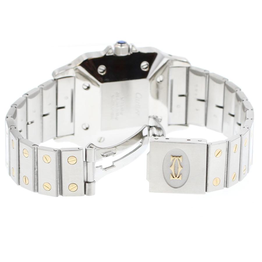 カルティエ CARTIER 81036288 サントスガルベLM デイト YGベゼル 自動巻き メンズ 内箱付き OH済み_957476 Cartier（カルティエ） CARTIER 81036288 サントスガルベLM デイト YG