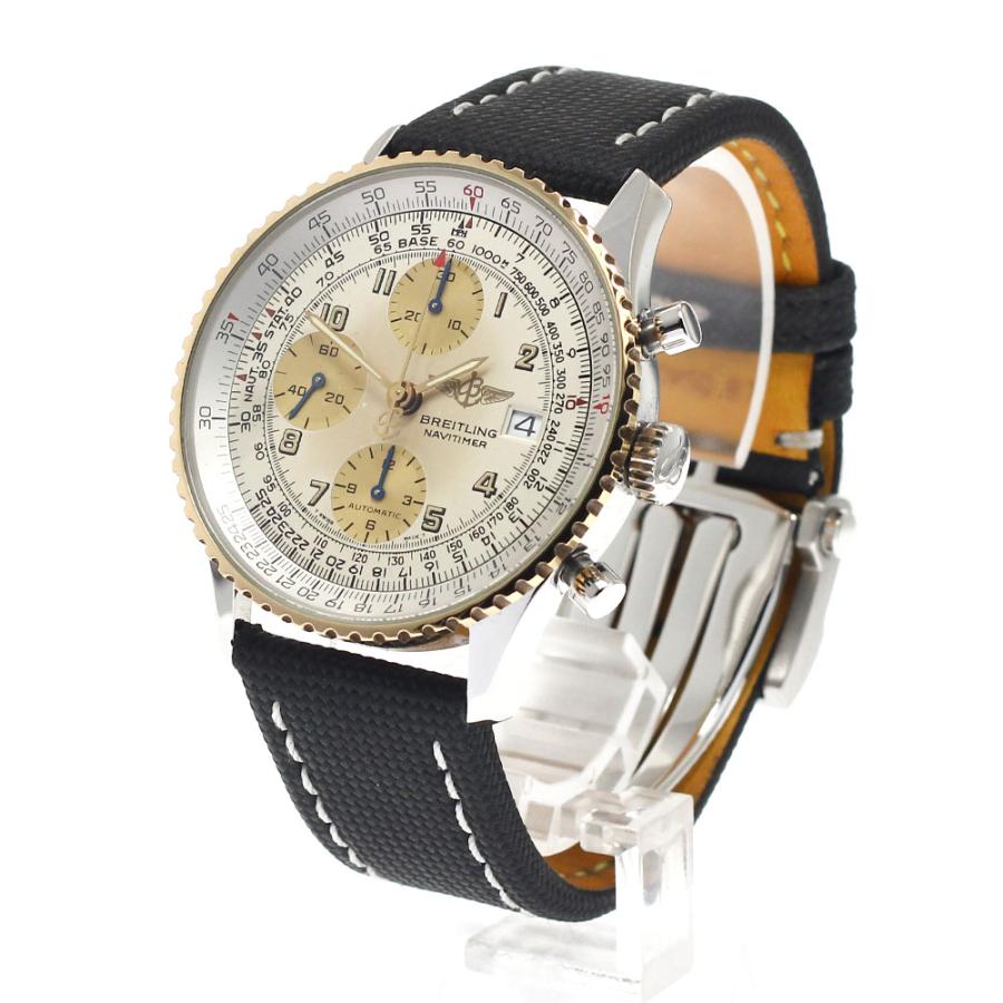 ブライトリング BREITLING D13022 オールドナビタイマー クロノグラフ YGベゼル 自動巻き メンズ _957701 ブライトリング（BREITLING） BREITLING D13022 オールドナビタイマー
