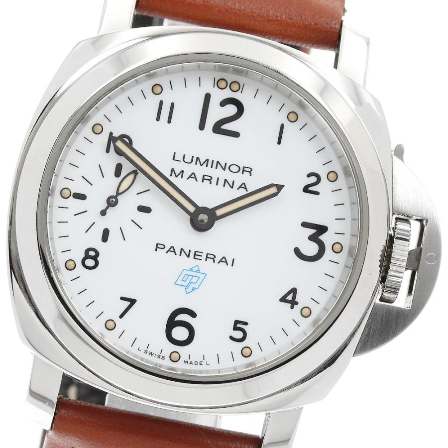 パネライ PANERAI PAM00660 ルミノールマリーナ ロゴ アッチャイオ スモールセコンド 手巻き メンズ 保証書付き_957934 OFFICINE PANERAI（オフィチーネ パネライ） パネライ PANERAI