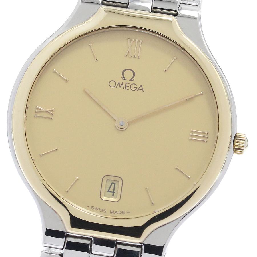 OMEGA（オメガ） デビル デイト YGベゼル クォーツ メンズ _958078 