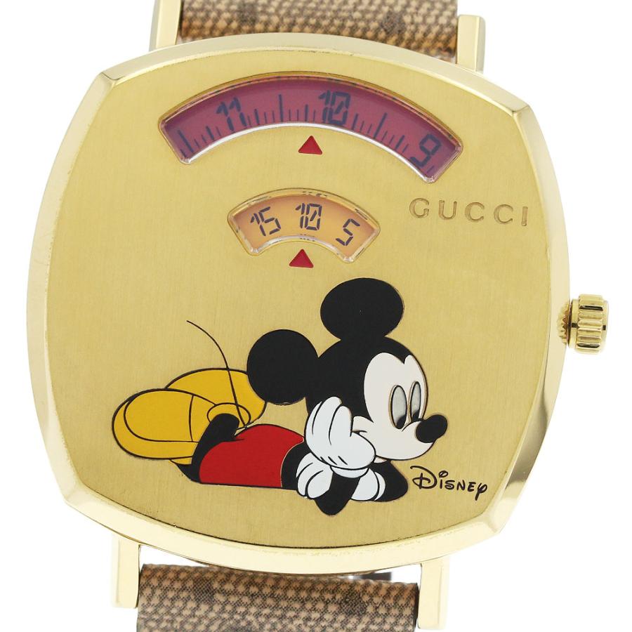 ゾノ　確実正規品深瀬着用　GUCCI×Disney ミッキー　コラボ腕時計 GUCCI（グッチ） GUCCI 157.4/YA157420 グリップウォッチ ディズニー