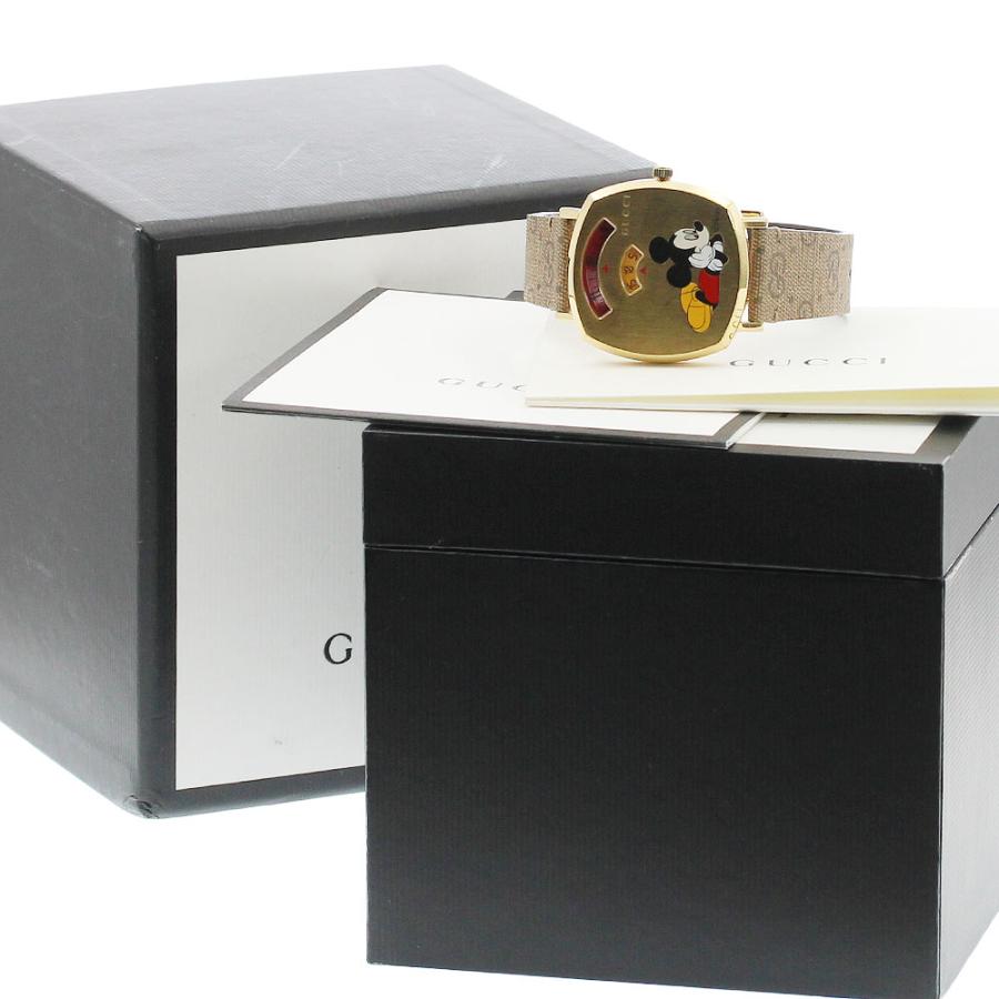 GUCCI（グッチ） GUCCI 157.4/YA157420 グリップウォッチ ディズニー