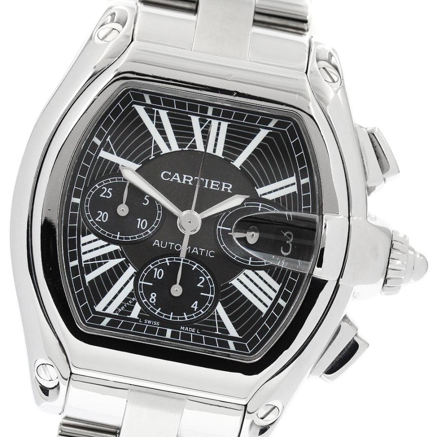 カルティエ CARTIER W62020X6 ロードスター XL クロノグラフ デイト 自動巻き メンズ _958257 Cartier（カルティエ） CARTIER W62020X6 ロードスター XL クロノ