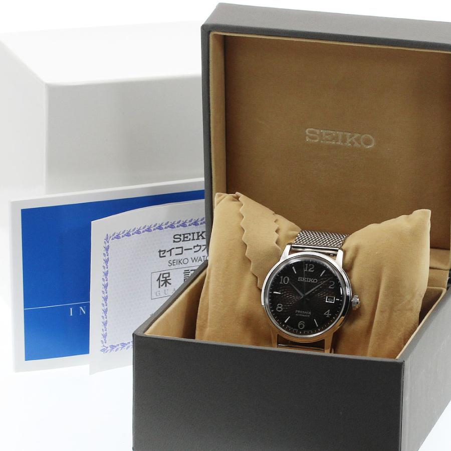 セイコー SEIKO SARY179/4R35-04A0 プレザージュ カクテルタイム デイト 自動巻き メンズ 美品 箱・保証書付き_958324の画像