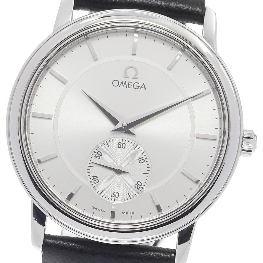 OMEGA オメガ デビル プレステージ 4820.31.01 スモールセコンド シルバー SS ステンレス 純正尾錠 メンズ 手巻き デヴィル【6ヶ月保証】【腕時計】【中古】 OMEGA（オメガ） OMEGA 4820.31 デビル プレステージ スモールセコンド