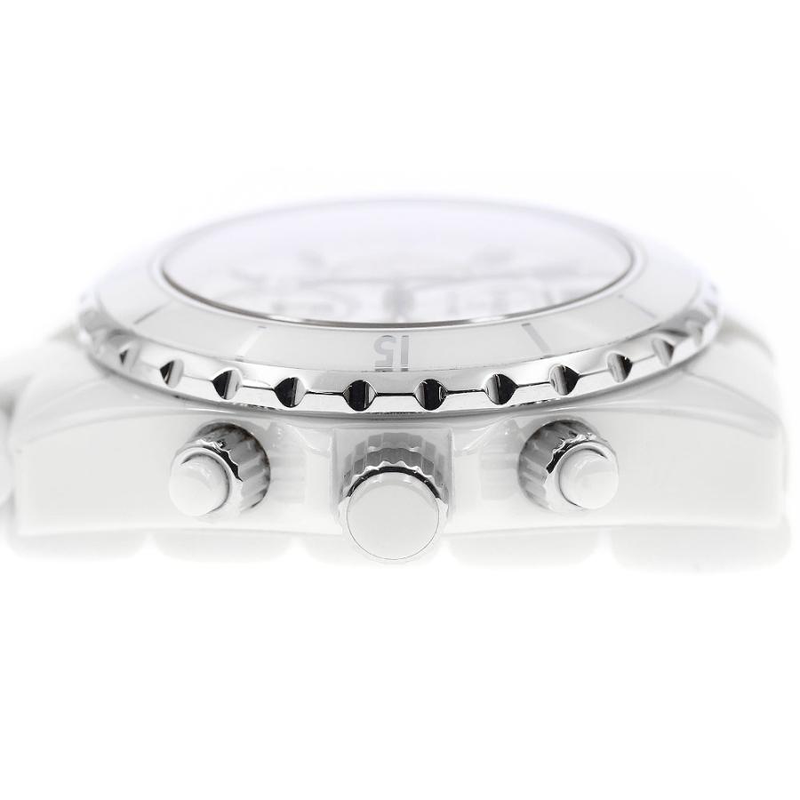 CHANEL（シャネル） CHANEL H1007 J12 白セラミック デイト クロノ