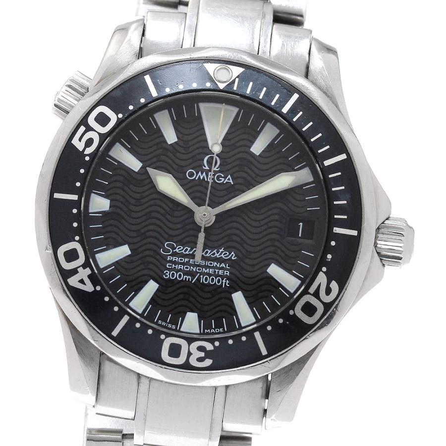 ベルト訳あり オメガ OMEGA 2252.50 シーマスター300 プロフェッショナル デイト 自動巻き ボーイズ 保証書付き_958681 OMEGA（オメガ） ベルト訳あり OMEGA 2252.50 シーマスター300