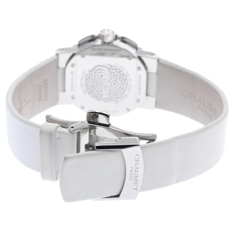 ショーメ Chaumet 622C-A0103 クラスワン ダイヤベゼル クォーツ レディース 良品 保証書付き_959413の画像