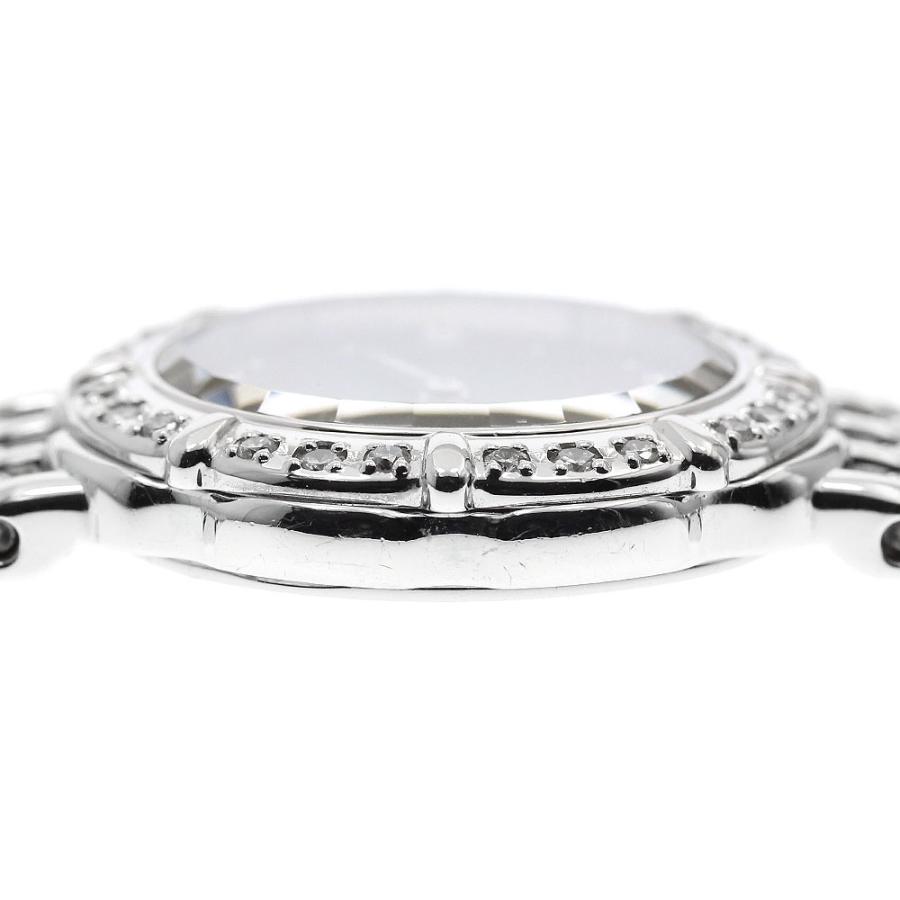 セイコー SEIKO 5A50-5190 エクセリーヌ 4P ダイヤベゼル シェル文字盤 クォーツ レディース _959851の画像