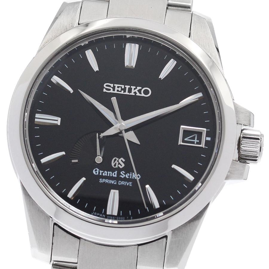 セイコー SEIKO SBGA027/9R65-0AG1 グランドセイコー デイト パワーリザーブ スプリングドライブ メンズ 良品 _962664 SEIKO（セイコー） SEIKO SBGA027/9R65-0AG1 グランドセイコー デイト