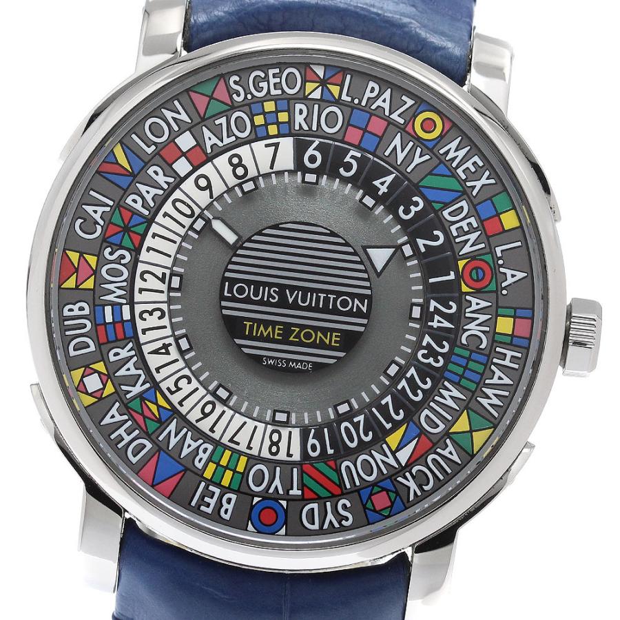 ルイ・ヴィトン LOUIS VUITTON Q5D20 エスカル タイムゾーン ワールドタイム 自動巻き メンズ _899135 LOUIS VUITTON（ルイ・ヴィトン） LOUIS VUITTON Q5D20 エスカル