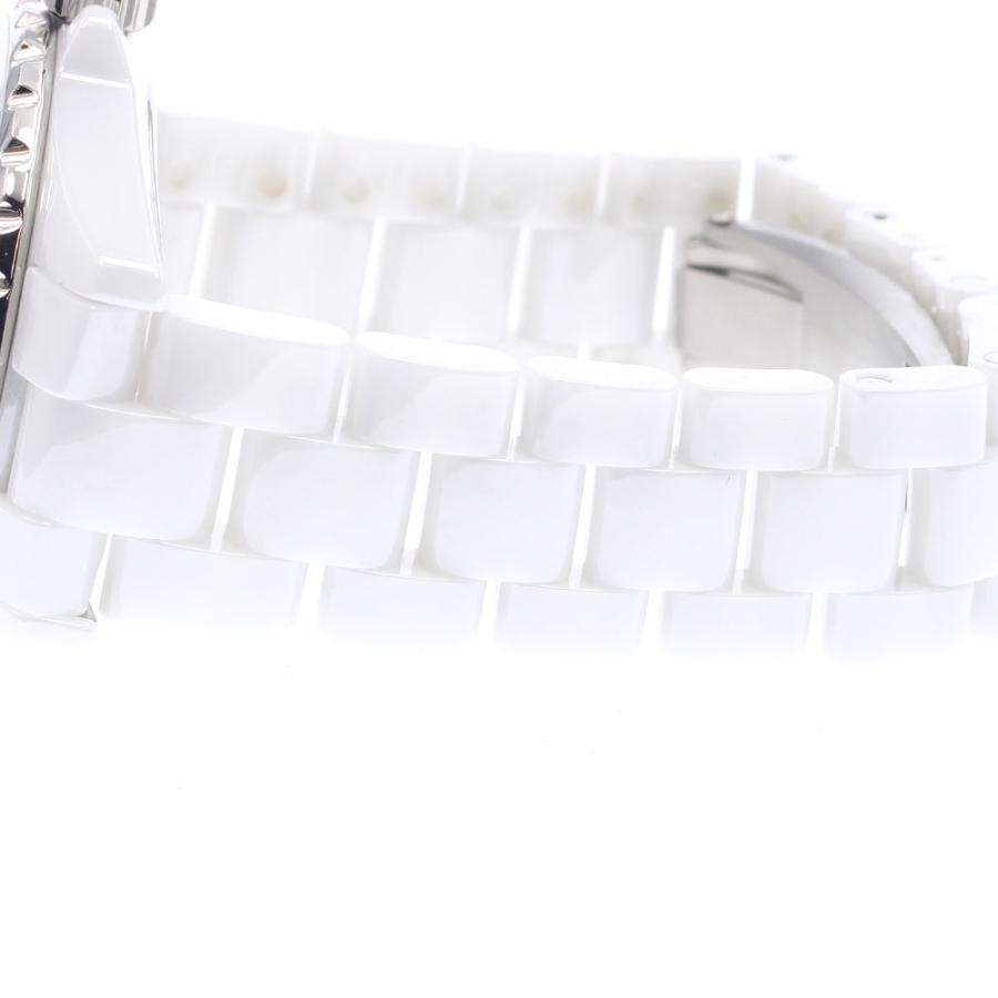 シャネル CHANEL H3214 J12 白セラミック 8Pダイヤ クォーツ メンズ _960727 CHANEL（シャネル） CHANEL H3214 J12 白セラミック 8Pダイヤ クォーツ