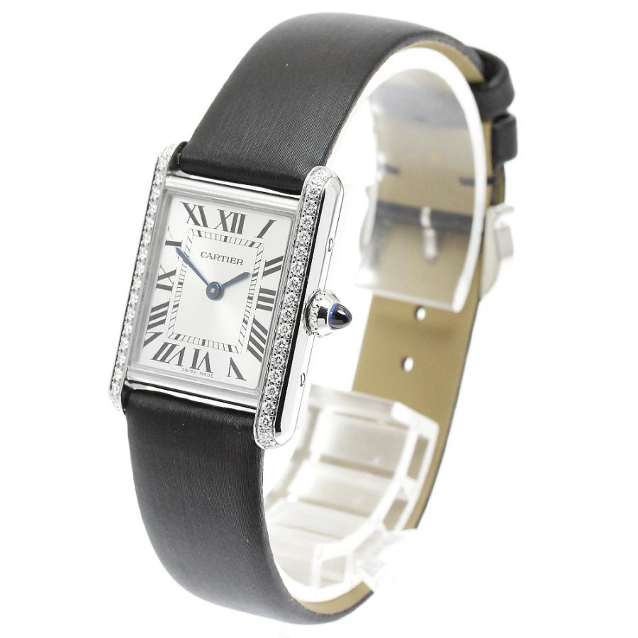 カルティエ W4TA0016 タンクマストSM ダイヤベゼル クォーツ Cartier（カルティエ） CARTIER W4TA0016 タンクマストSM ダイヤベゼル