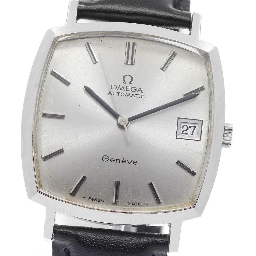 ✨OMEGA✨ジュネーブ✨オートマチック✨デイト✨スクエア✨腕時計✨ OMEGA（オメガ） OMEGA 162.0052 ジュネーブ スクエア デイト cal.1012