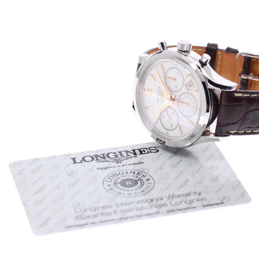 ロンジン LONGINES L2.750.4 ヘリテージ コレクション コラムホイール クロノグラフ 自動巻き メンズ 保証書付き_961479 LONGINES（ロンジン） LONGINES L2.750.4 ヘリテージ コレクション