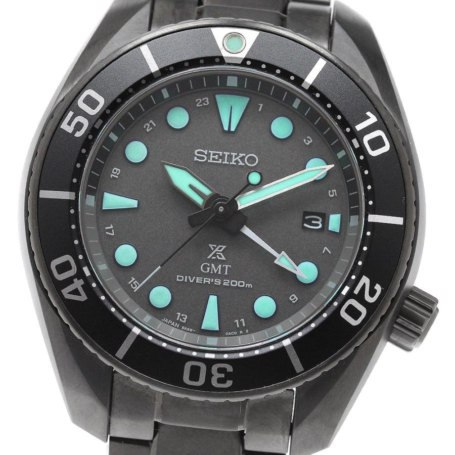 セイコー SEIKO SBPK007/5K65-0AA0 プロスペックス ダイバー GMT ソーラー メンズ 良品 箱・保証書付き_961589 SEIKO（セイコー） SEIKO SBPK007/5K65-0AA0 プロスペックス ダイバー