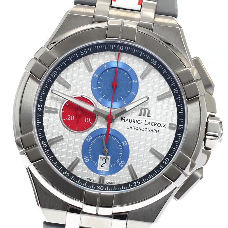 モーリスラクロア MAURICE LACROIX AI1018-TT031-130-2 アイコン マヒンドラ・レーシング クォーツ メンズ 美品 箱・保証書付き_961598 モーリス・ラクロア（Maurice Lacroix） MAURICE LACROIX AI1018-TT031