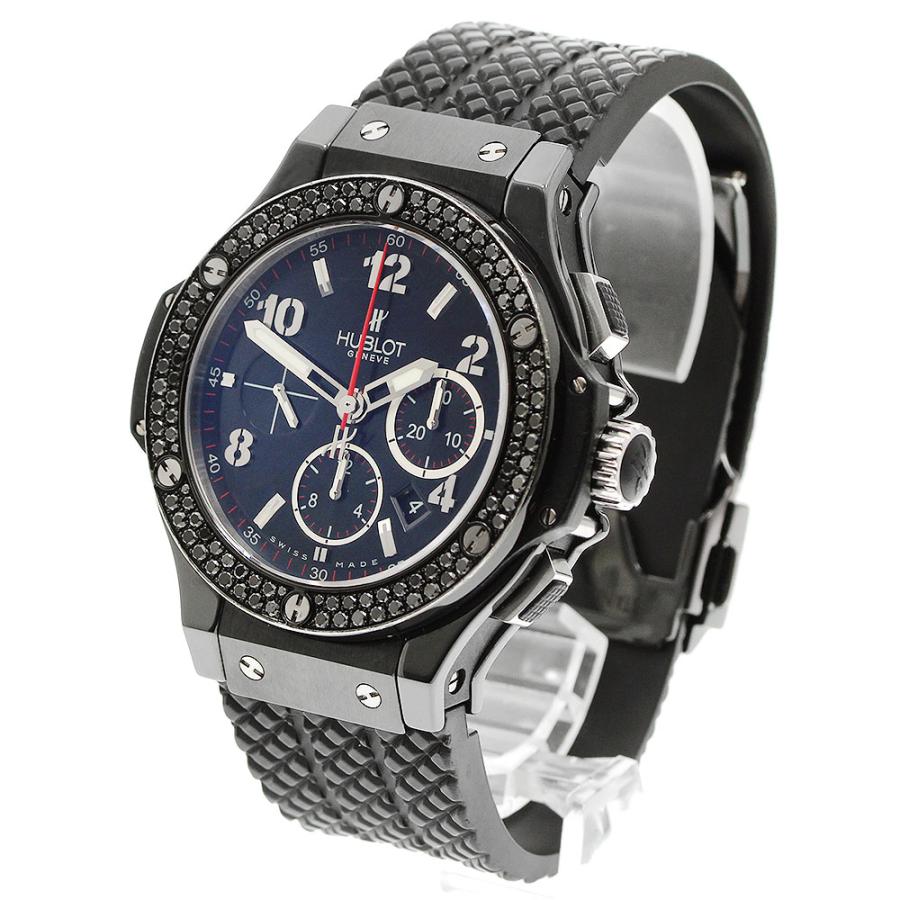 ウブロ HUBLOT 301.CV.130.RX.110 ビッグバン ブラックマジック ダイヤベゼル 自動巻き メンズ 保証書付き_962146 HUBLOT（ウブロ） HUBLOT 301.CV.130.RX.110 ビッグバン ブラック