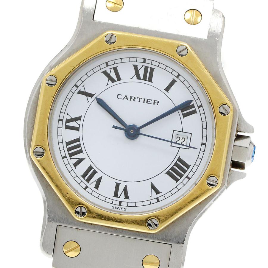 Cartier（カルティエ） サントスオクタゴン LM デイト 自動巻き メンズ