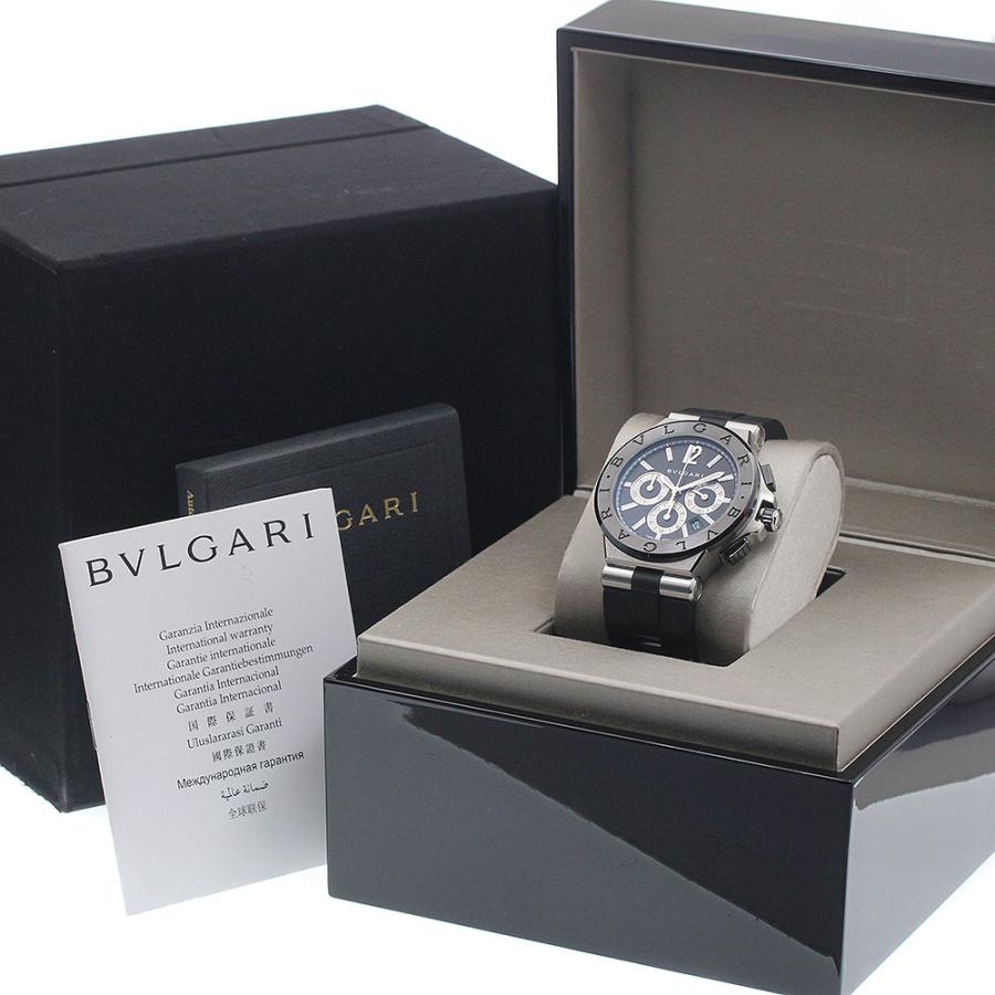 ブルガリ BVLGARI DG42SCCH ディアゴノ セラミック クロノグラフ 自動巻き メンズ 箱・保証書付き_962356 BVLGARI（ブルガリ） BVLGARI DG42SCCH ディアゴノ セラミック クロノ