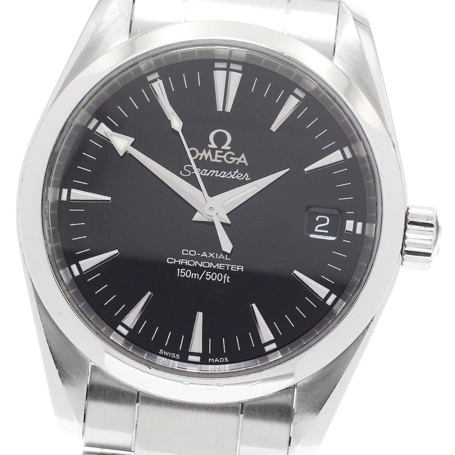オメガ OMEGA 2504.50 シーマスター アクアテラ デイト コーアクシャル クロノメーター 自動巻き ボーイズ 保証書付き_962607 OMEGA（オメガ） OMEGA 2504.50 シーマスター アクアテラ デイト