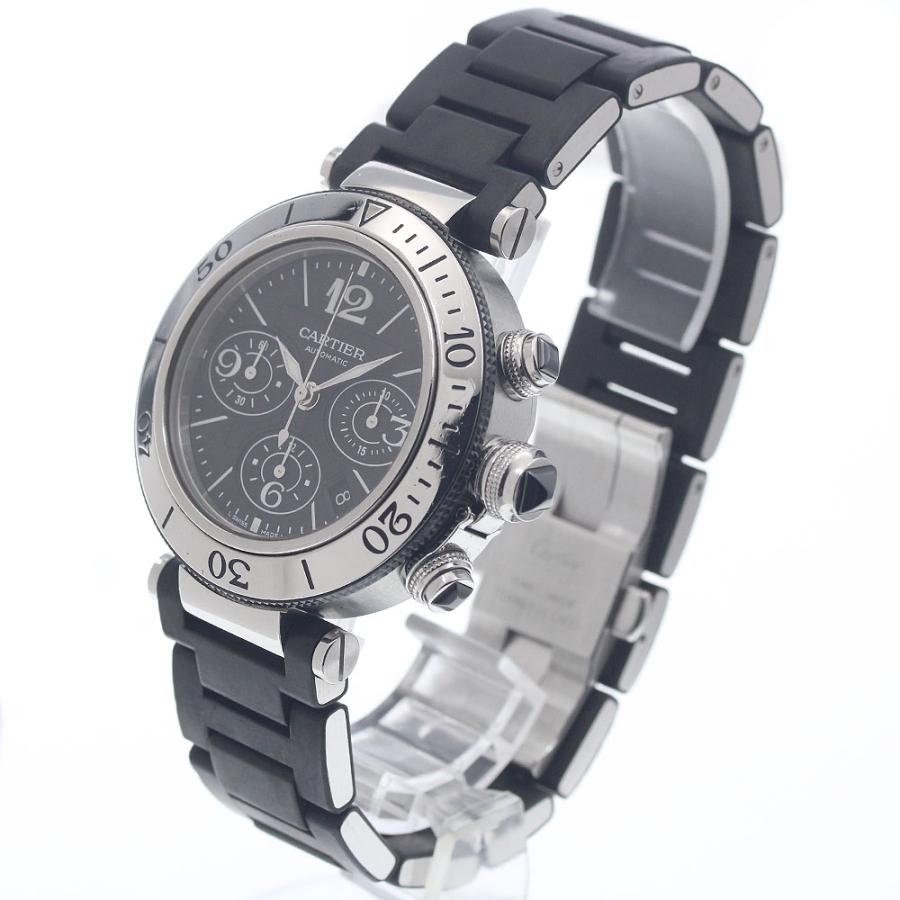カルティエ CARTIER W31088U2 パシャ シータイマー クロノ デイト 自動巻き メンズ 保証書付き_963033 Cartier（カルティエ） CARTIER W31088U2 パシャ シータイマー クロノ