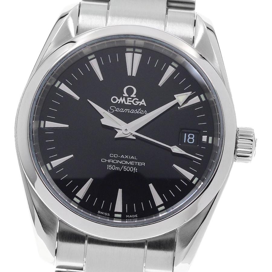 オメガ OMEGA 2504.50 シーマスター アクアテラ デイト コーアクシャル クロノメーター 自動巻き ボーイズ 保証書付き_964285 OMEGA（オメガ） OMEGA 2504.50 シーマスター アクアテラ デイト